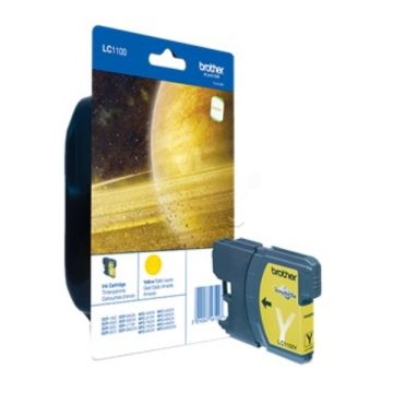 LC1100YBrother - jaune - cartouche de marque