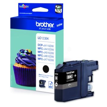 LC123BKBrother - noire - cartouche de marque
