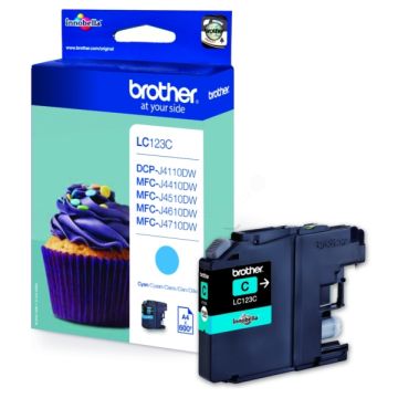 LC123CBrother - cyan - cartouche de marque