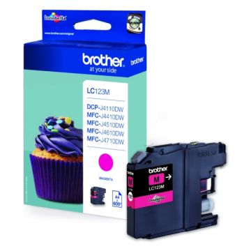 LC123MBrother - magenta - cartouche de marque