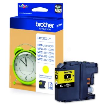 LC125XLYBrother - jaune - cartouche de marque