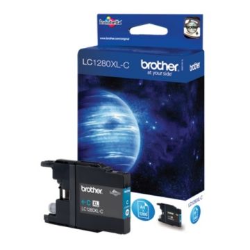 LC1280XLCBrother - cyan - cartouche de marque