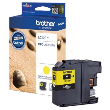 LC12EYBrother - jaune - cartouche de marque