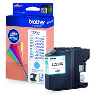 LC223CBrother - cyan - cartouche de marque