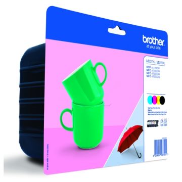 LC227XLVALBPDRBrother - multipack 4 couleurs : noire, cyan, magenta, jaune - cartouches d&#039;encre de marque