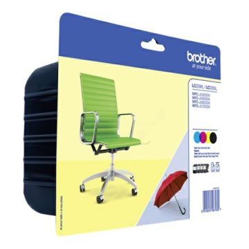 LC229XLVALBPBrother - multipack 4 couleurs : noire, cyan, magenta, jaune - cartouches d&#039;encre de marque