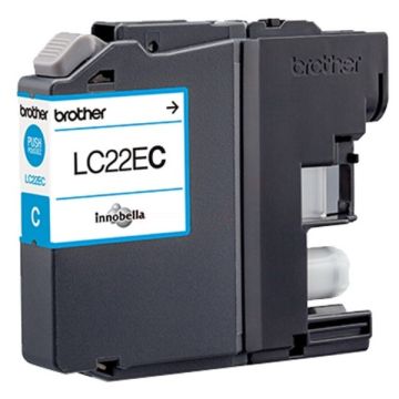 LC22ECBrother - cyan - cartouche de marque