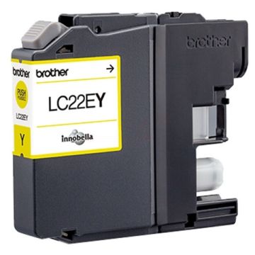 LC22EYBrother - jaune - cartouche de marque