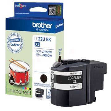 LC22UBKBPBrother - noire - cartouche de marque