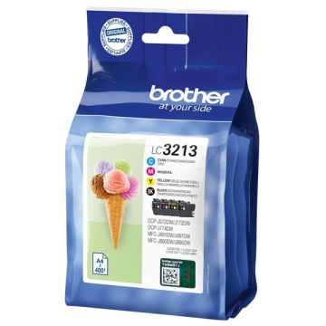 LC3213VALBrother - multipack 4 couleurs : noire, cyan, magenta, jaune - cartouches d&#039;encre de marque
