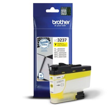 LC3237YBrother - jaune - cartouche de marque