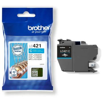LC421CBrother - cyan - cartouche de marque