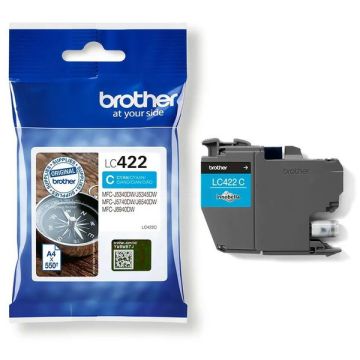 LC422CBrother - cyan - cartouche de marque