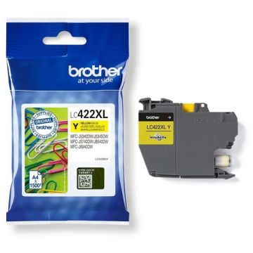 LC422XLYBrother - jaune - cartouche de marque