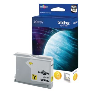LC970YBrother - jaune - cartouche de marque