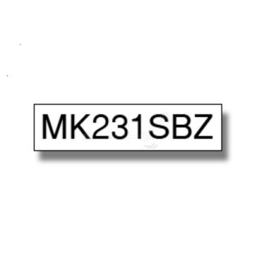 MK231SBZBrother - noir, blanc - ruban cassette de marque