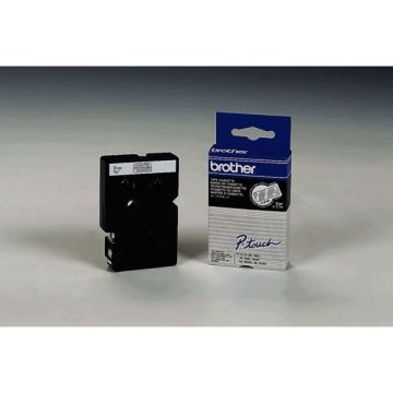 TC195Brother - transparent, blanc - ruban cassette de marque
