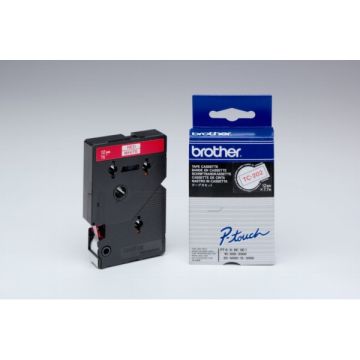 TC202Brother - rouge, blanc - ruban cassette de marque