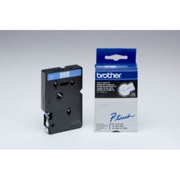 TC293Brother - bleu, blanc - ruban cassette de marque
