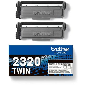 TN2320TWINBrother - noir - pack de 2 - toners de marque