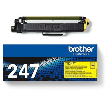 TN247YBrother - jaune - toner de marque