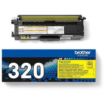 TN320YBrother - jaune - toner de marque