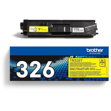 TN326YBrother - jaune - toner de marque