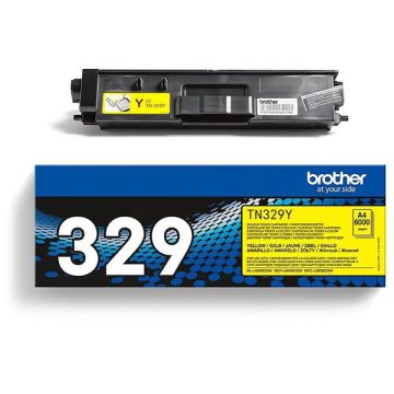 TN329YBrother - jaune - toner de marque
