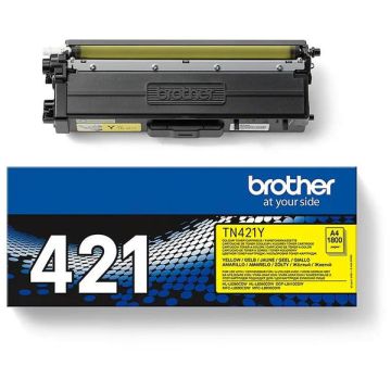 TN421YBrother - jaune - toner de marque
