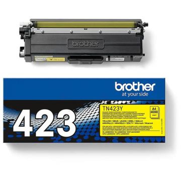 TN423YBrother - jaune - toner de marque