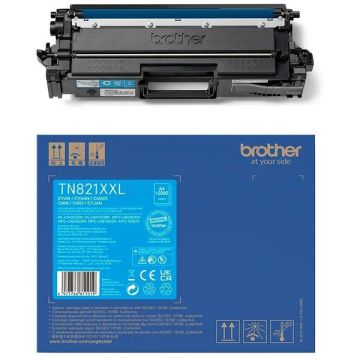 TN821XXLCBrother - cyan - toner de marque