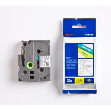 TZE145Brother - transparent, blanc - ruban cassette de marque