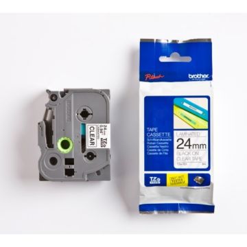 TZE151Brother - noir, transparent - ruban cassette de marque
