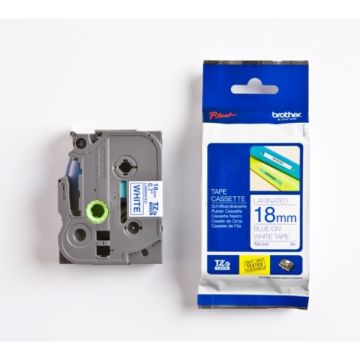 TZE243Brother - bleu, blanc - ruban cassette de marque