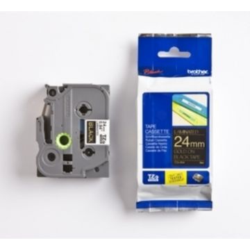 TZE354Brother - noir, or - ruban cassette de marque