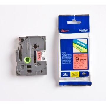TZE421Brother - noir, rouge - ruban cassette de marque