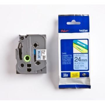 TZE551Brother - noir, bleu - ruban cassette de marque