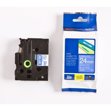 TZE555Brother - bleu, blanc - ruban cassette de marque