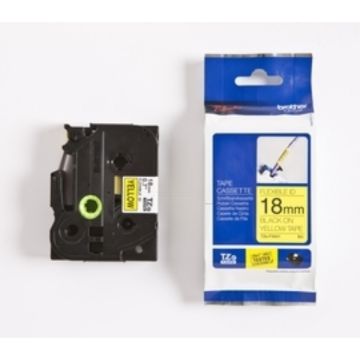TZEFX641Brother - noir, jaune - ruban cassette de marque