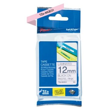 TZEMQE31Brother - noir, rose - ruban cassette de marque