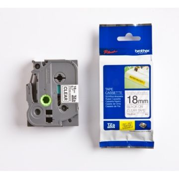 TZES141Brother - noir, transparent - ruban cassette de marque