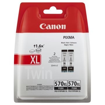 0318C007 / PGI-570 PGBKXL Canon - noire - pack de 2 - cartouches d&#039;encre de marque