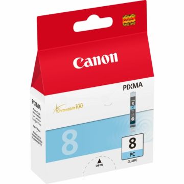 0624B001 / CLI-8 PC Canon - cyan photo - cartouche de marque
