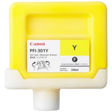 1489B001 / PFI-301 Y Canon - jaune - cartouche de marque 1489B001 / PFI-301 Y Canon - jaune - cartouche de marque