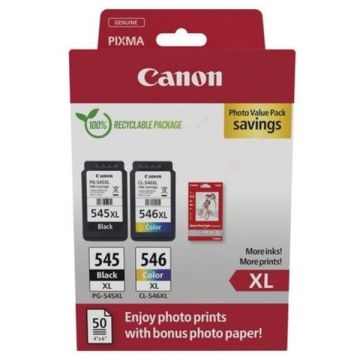 8286B007 / PG-545XL+CL-546XL Canon - multipack 2 couleurs : noire, multicouleur - cartouches à tête d'impression de marque