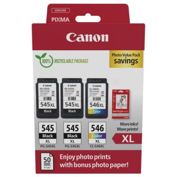 8286B015 / PG-545XL+CL-546XL Canon - multipack 2 couleurs : noire, multicouleur - cartouches à tête d'impression de marque