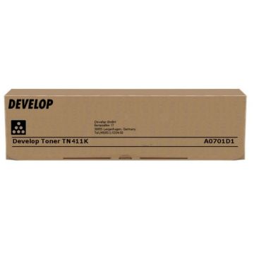 A0701D1 / TN-411 K Develop - noir - toner de marque