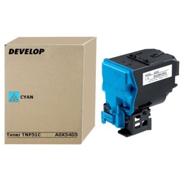 A0X54D5 / TNP-51 C Develop - cyan - toner de marque