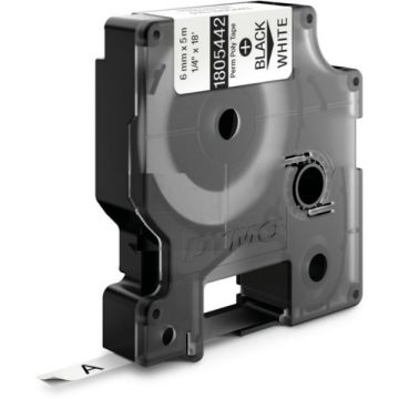 1805442Dymo - noir, blanc - ruban de marque