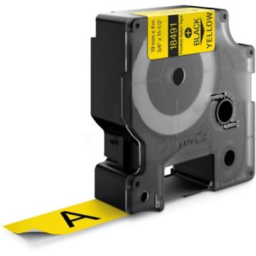 18491 / S0718090 Dymo - noir, jaune - ruban de marque